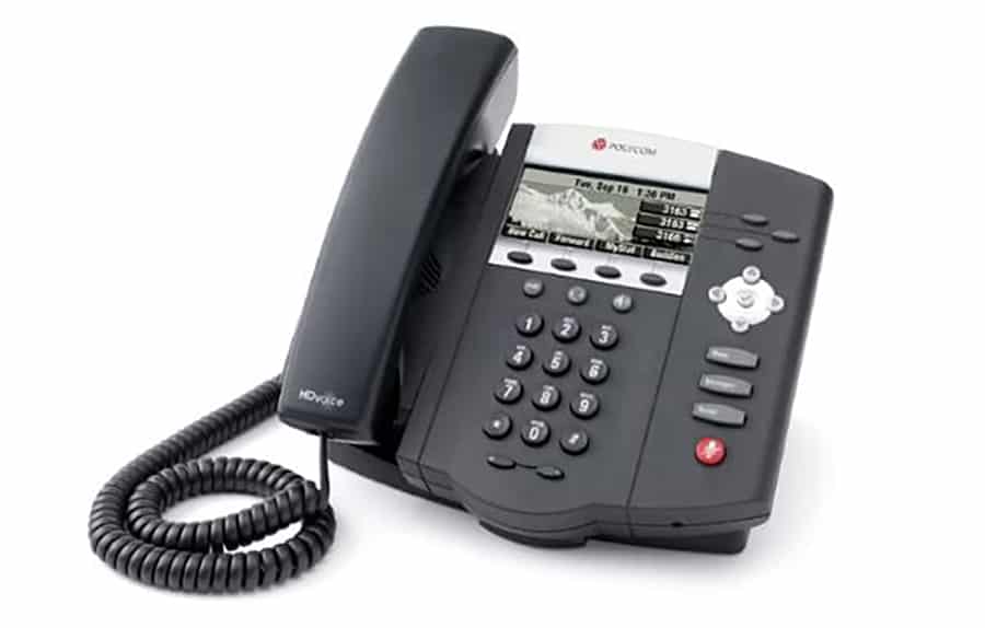 Polycom Soundpoint IP 450 | téléphone VoIP À 3 LIGNES
