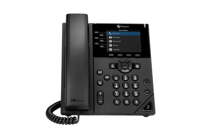 Polycom VVX 350 | 6-Line Mid-range Color IP Desktop Phone